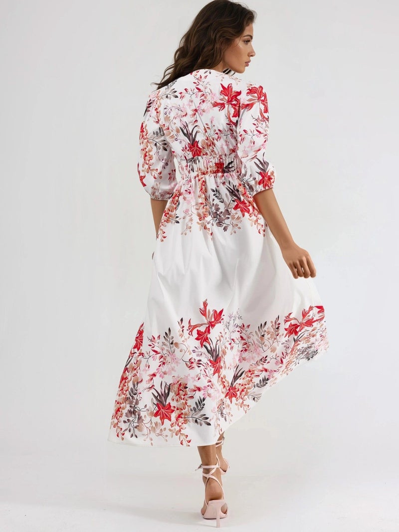 Jennyfer Floral V-neck Maxi Dress - Image 2