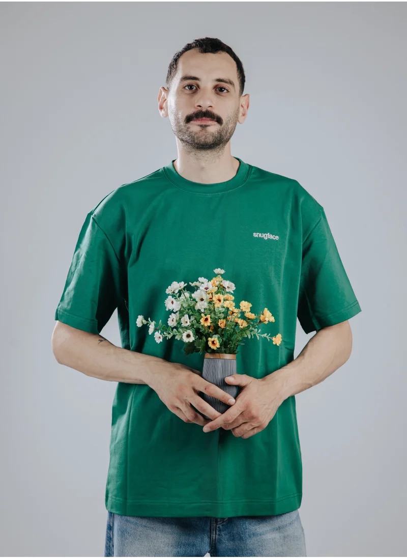 سناج فيس Snugface The Basic Oversized Tshirts, Green, SF15-4GRN-L