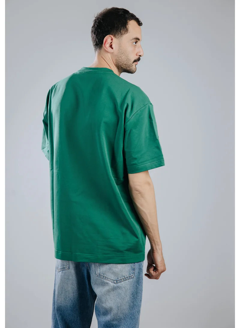 Snugface Snugface The Basic Oversized Tshirts, Green, SF15-4GRN, Size-L