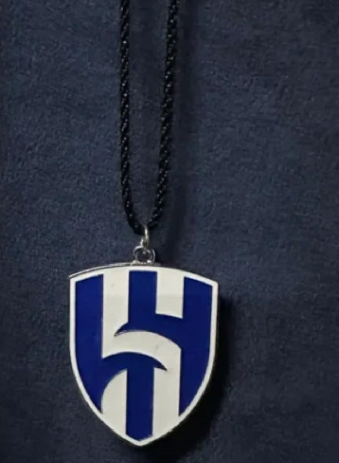 سبايدر قلادة تعليق على مرآة السيارة بشعار نادي الهلال السعودي  قطعة واحدة - Image 1