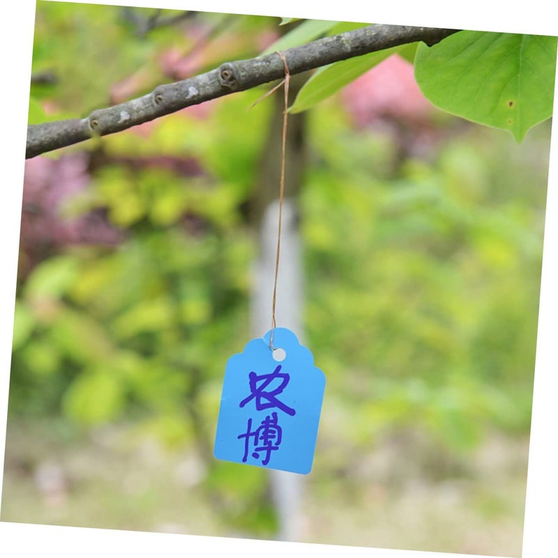 5 Sets Mixed Color Plastic Plant Labels with Straps for Garden Nursery Identification - Image 5