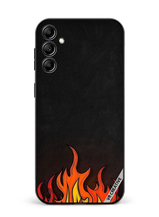 VR CREATIVE Protective Case Cover For Samsung Galaxy A34 Fire Design Multicolour - Image 1