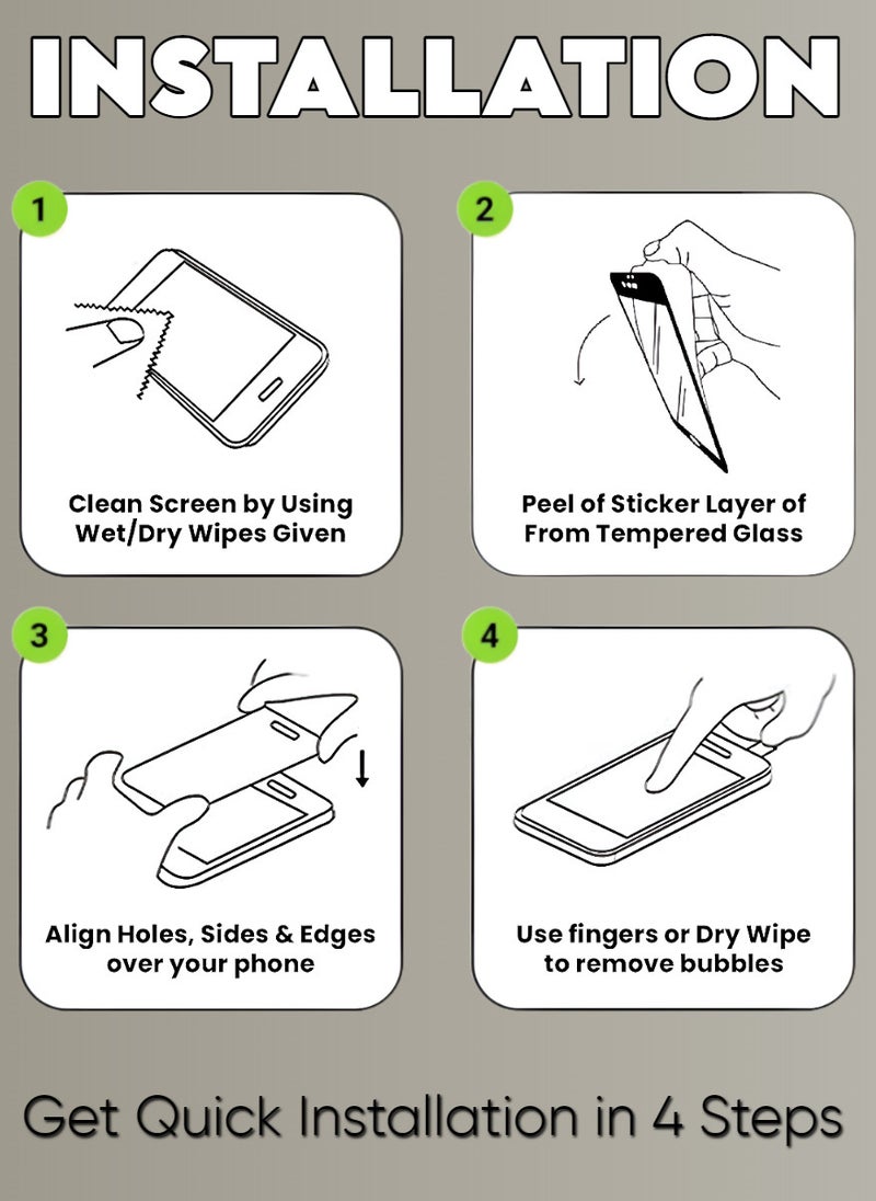 ESD 3 Pieces Tempered Dustproof Privacy Glass Screen Protector Compatible For Samsung Galaxy A71 - Image 5