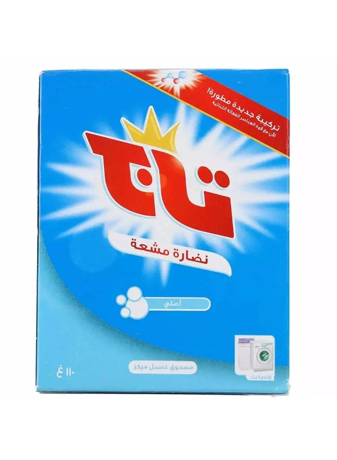 Taj Brilliant Freshness, Original Concentrated Detergent Powder- 110gms - Image 2