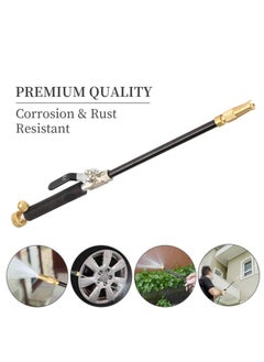 Excefore High Pressure Power Washer for Garden Hose, Portable Washing Wand Water Gun with 3 Hose Nozzle Black for Car Washing, Outdoor Window and Garden Hose  - Image 3