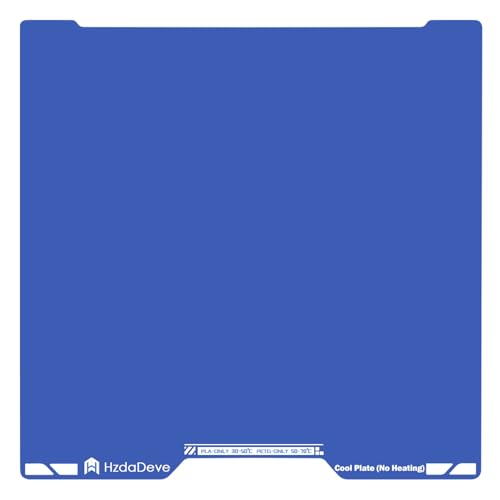 HzdaDeve Upgraded Cool Plate for H2D ComboH2S Combo Low Temperature Cold Build Plate 355x3465MM Double Sided Smooth Board Sheet Bed PEI Platform for Bambu Lab 3D Printer No HeatingNo Glue - Image 1