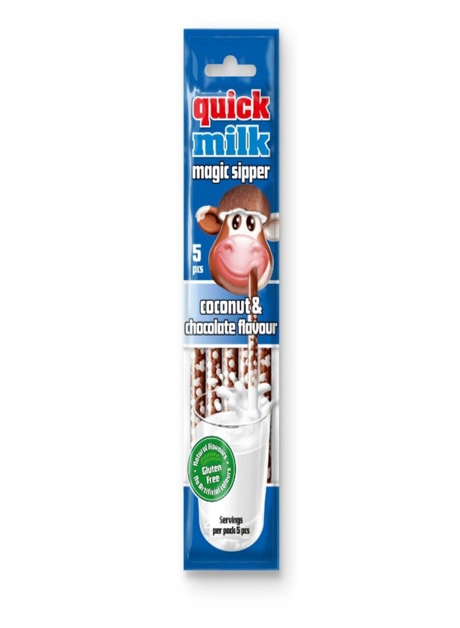 Quick Milk Gluten-free Magic Sipper(Coconut & Chocolate Flavour)-Pack of 1, (30g) | Imported | Magic Sipper (FEBORA FOODS)