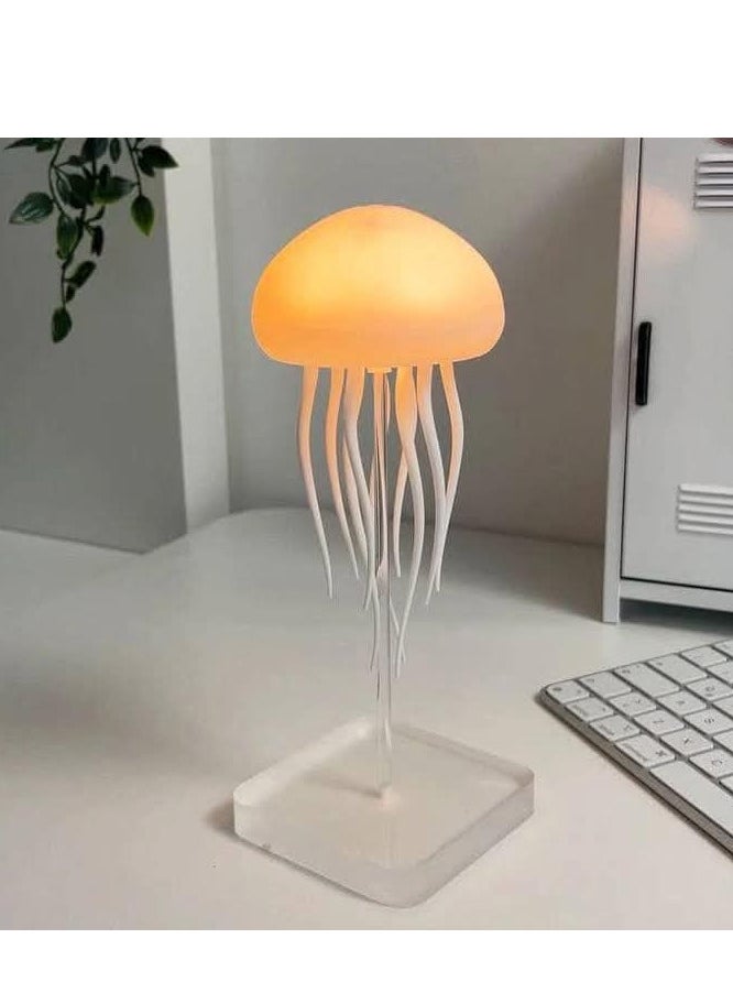 Generic Jellyfish-shaped lamp, movable, rechargeable, USB connection, 3 lighting levels, multiple lighting colors  - Image 2
