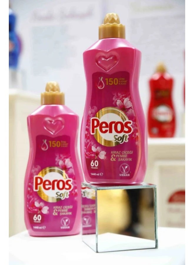 Peros Fabric Softener Concentrated Cherry flower Scent 1400 ml - Image 2