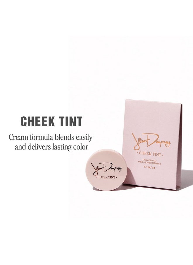 Jillian Dempsey Cheek Tint: Natural Cream Blush, Easy To Blend Makeup With Nourishing, Lasting Color I Scarlet  - Image 4