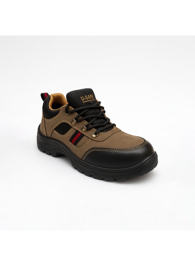 U-Safe Safety Shoes - Indian Brand | Breathable Leather & Steel Toe Cap - Image 1