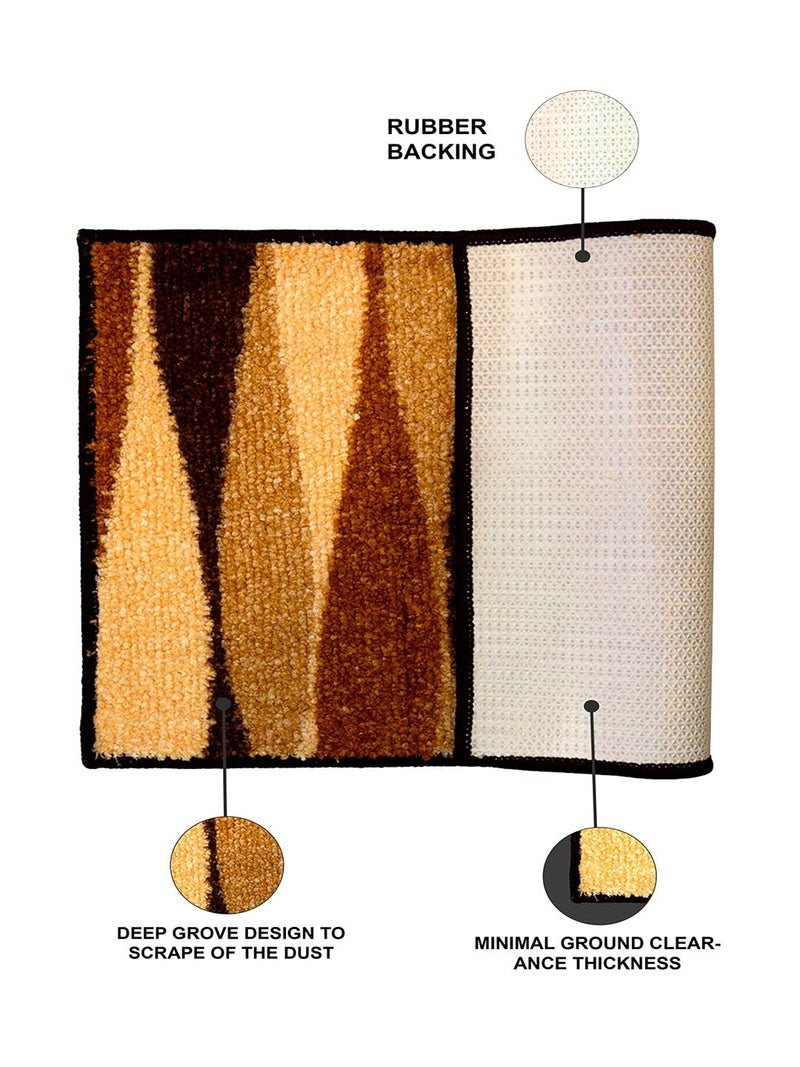 Athom Trendz Athom Living Modern Bathmat (Brown, Polyester & Polyester Blend, Standard) - Image 3