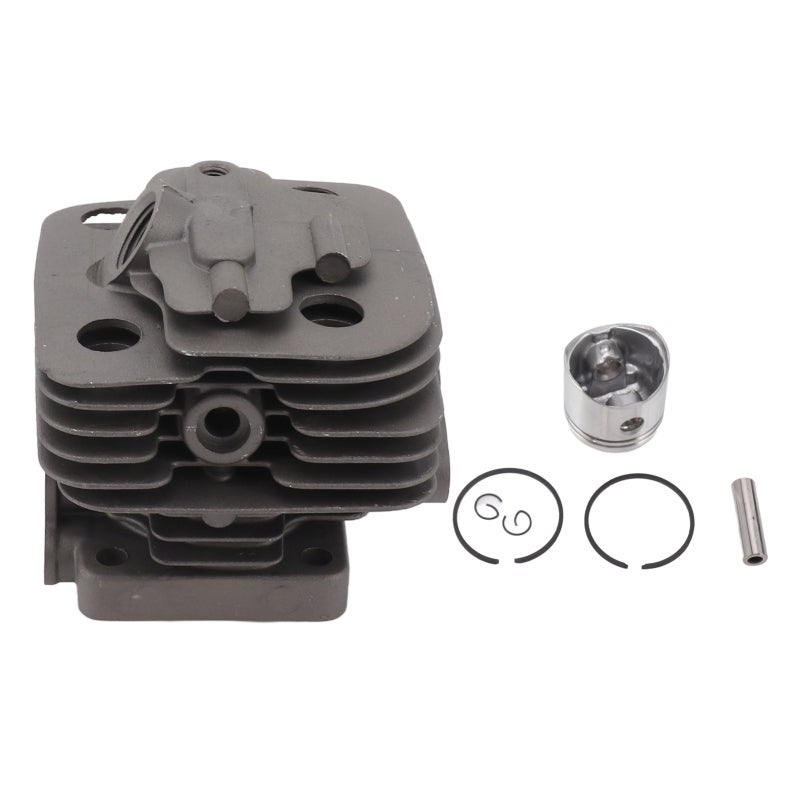 34mm Cylinder Piston Kit - Corrosionproof, High Stability + Improved Engine Power Efficiency + Easy Installation Small Engine Repair Kit for Chainsaw Lawn Mower Engine Maintenance - Image 1