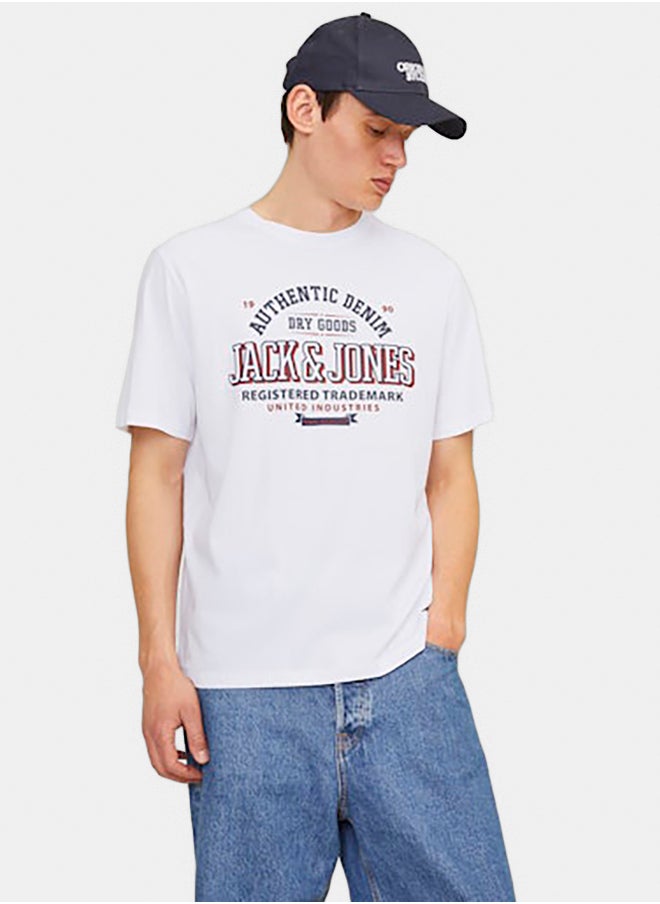 JACK & JONES - Jjelogo Tee Ss O-Neck 2 Col Aw24 Sn - Image 1