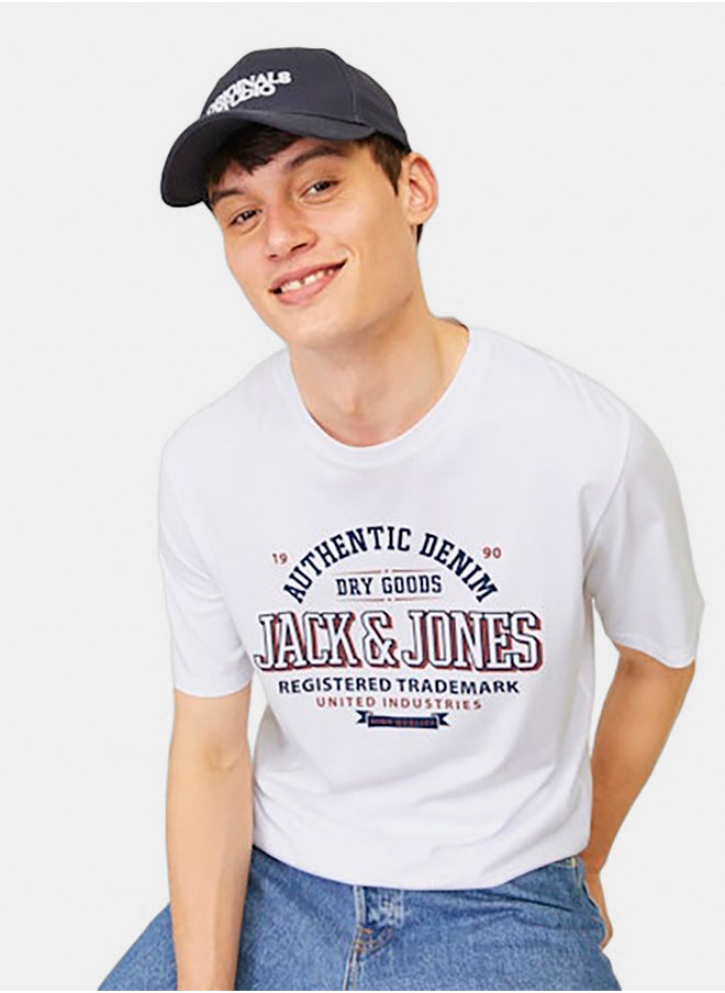 JACK & JONES - Jjelogo Tee Ss O-Neck 2 Col Aw24 Sn - Image 1