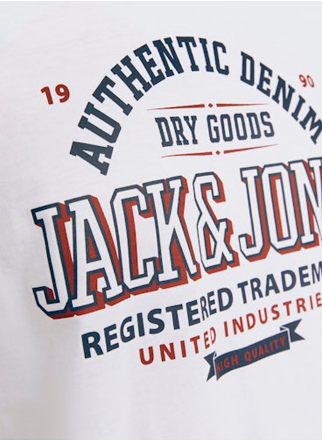 JACK & JONES - Jjelogo Tee Ss O-Neck 2 Col Aw24 Sn - Image 1