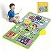 Mfcir Musical Farm Animals Sounds Piano Mat for Kids Sensory Educational Learning Toy with Drumset for Toddlers Interactive Floor Touch Play Mat Dancing Keyboard Carpet for 15 Year Old Boy Girl Gifts - Image 4