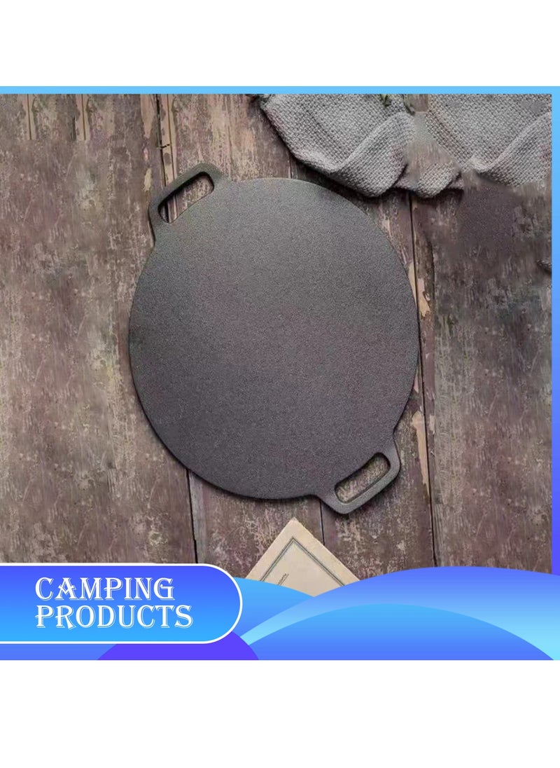 Manful Durable Cast Iron Tawa with Dual Handles  - Image 4