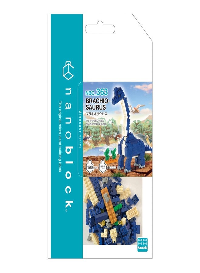 Kawada nanoblock - Dinosaurs - Brachiosaurus, Collection Series Building Kit - Image 2