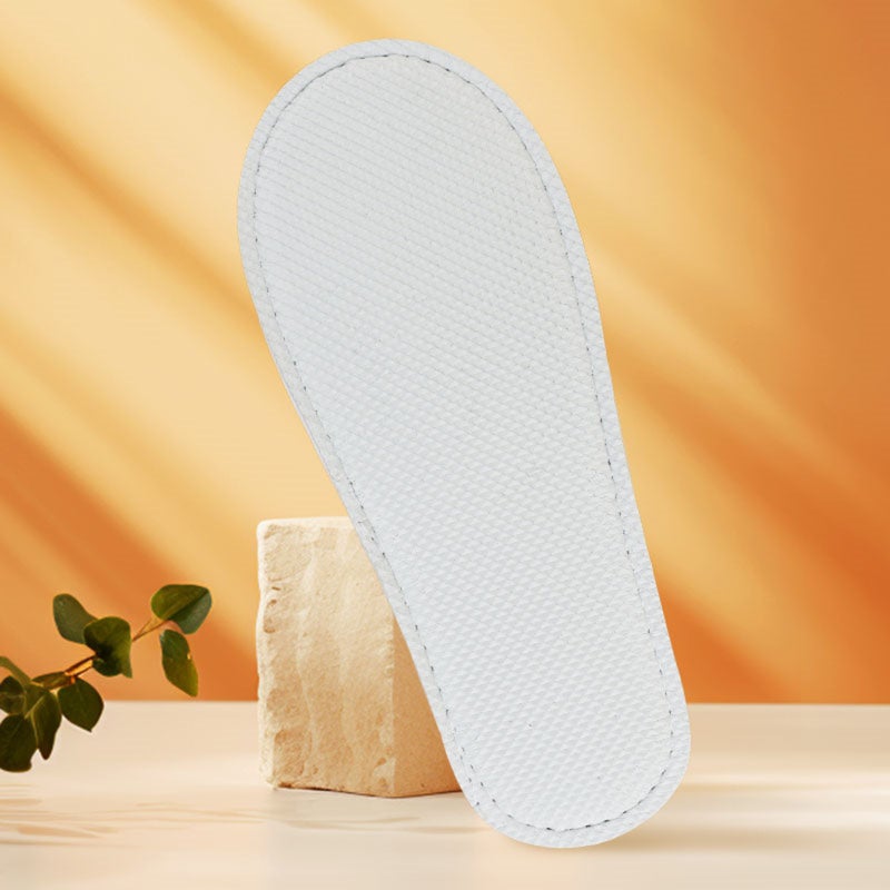 20 pairs of guest home spa slippers, closed toe hotel slippers, reusable, washable with triple layer coral fleece for home, hotel, travel - Image 2