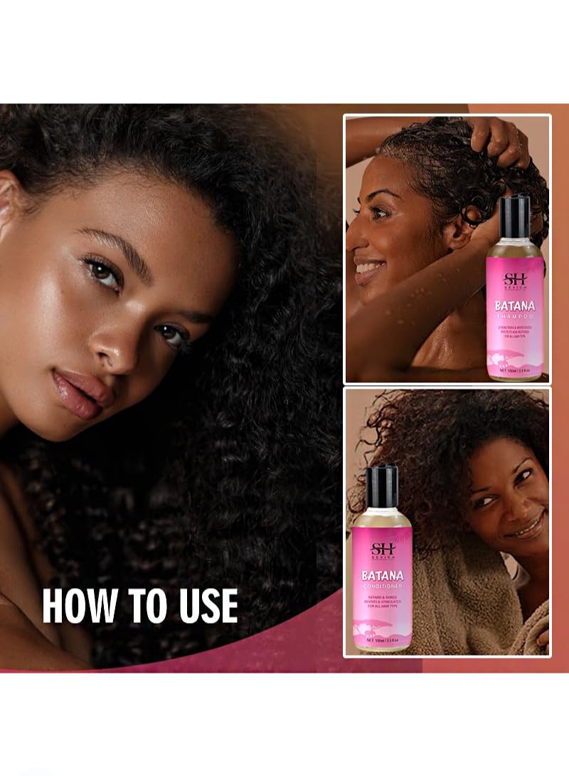 Sevich Batana Oil Hair Shampoo，Batana Hair Care，Repair Damaged Hair，Nourishes Loss Hair Growth Fir for All Hair Types（100ml） - Image 3