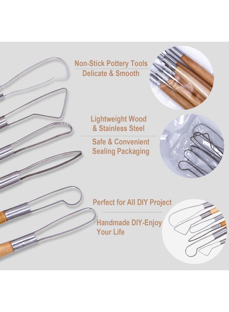 general 61-Piece Clay Sculpting And Smoothing Wax Carving Pottery Ceramic Tools Set - Image 4