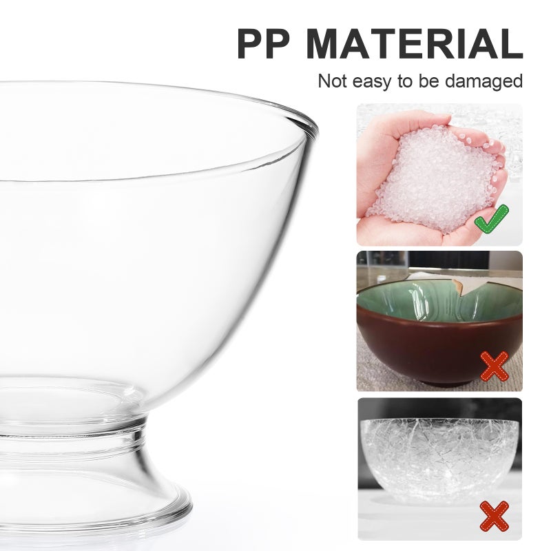 Delicate Dessert Bowls Household Fruit Bowls Transparent Trifle Bowls Ice Cream Accessory - Image 3