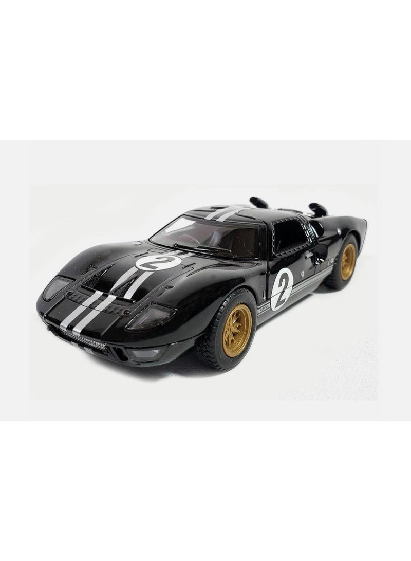 Kinsmart Ford GT Heritage Edition 1:38 Scale Die-Cast Model Car with Pull Back Action & Openable Doors - Image 1