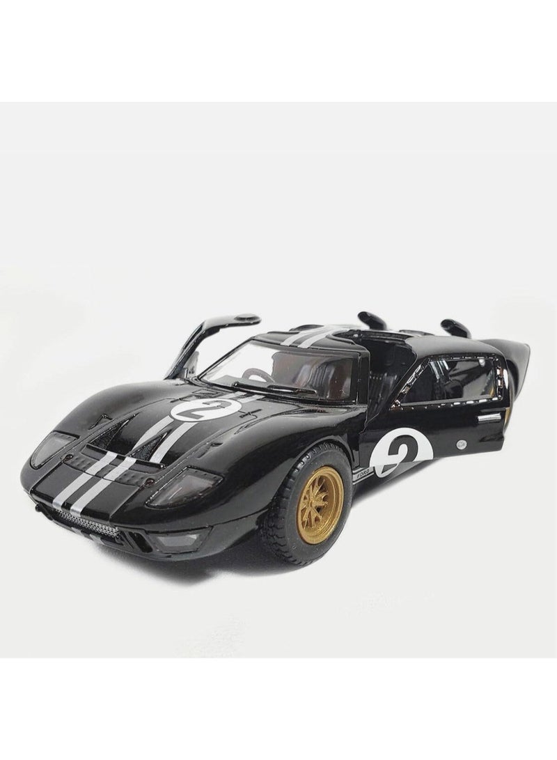 Kinsmart Ford GT Heritage Edition 1:38 Scale Die-Cast Model Car with Pull Back Action & Openable Doors - Image 4