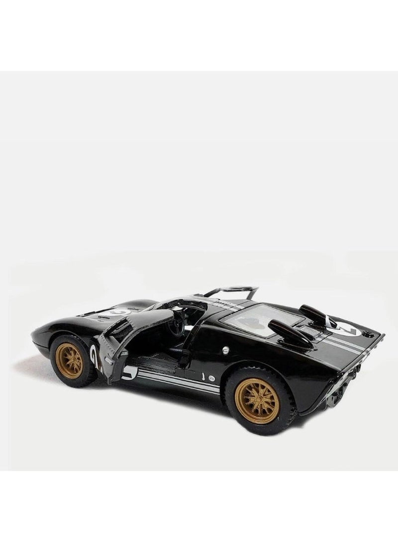 Kinsmart Ford GT Heritage Edition 1:38 Scale Die-Cast Model Car with Pull Back Action & Openable Doors - Image 3