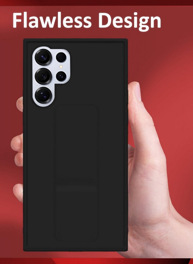 DUSALA Samsung Galaxy S25 Ultra Case Cover Magnetic Car Mount Case Finger Grip holder Multi-function Shockproof Protective Cover Samsung Galaxy S25 Ultra 6.9-inch - Image 5