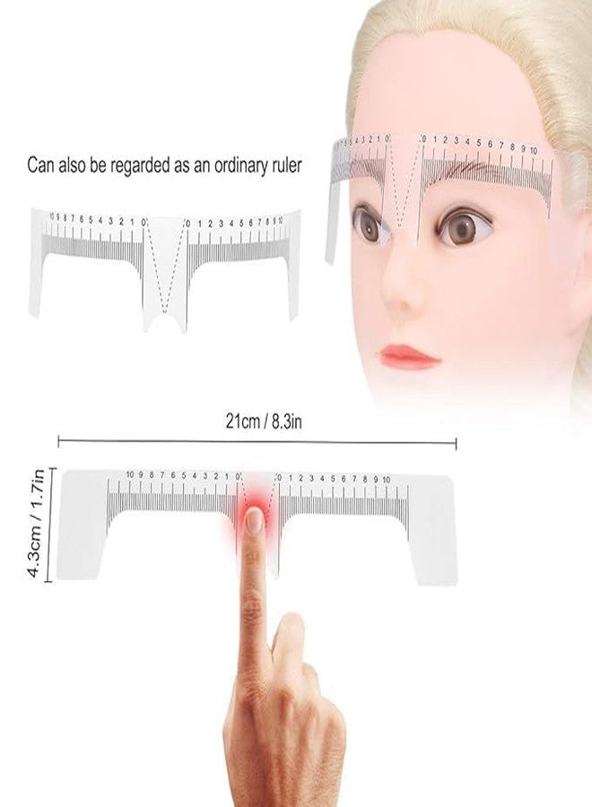 GLOBELLE Reusable Eyebrow Ruler Guide - Perfect for Permanent Makeup, Eyebrow Grooming, and Shaping (Pack of 3) - Image 5