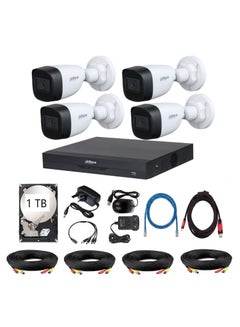 تسوق Dahua و8MP 4K HD 4 Outdoor Security Cameras DAHUA 4 Channel 1TB ...