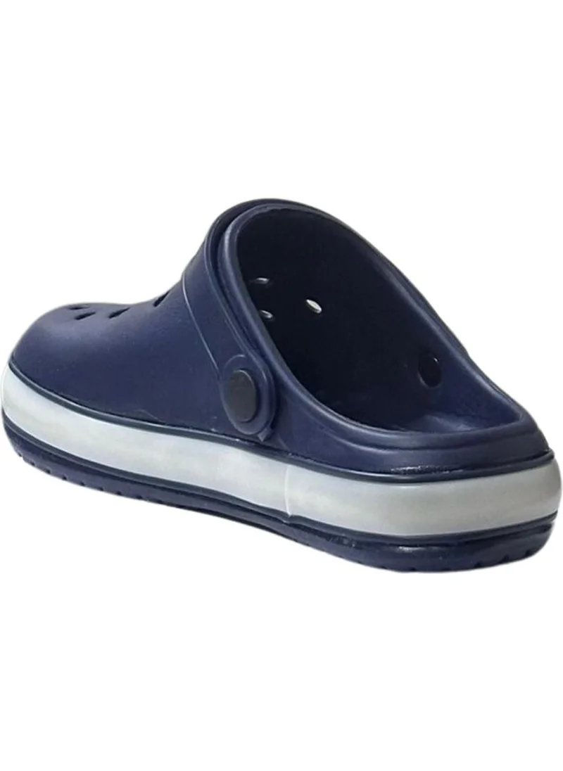 Akınalbella Akınal Bella E196.017 Navy Blue Lighted Children's Slipper Sandal