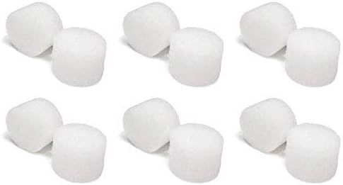 Nispira إسفنجات هواء بديلة من نيسبيرا متوافقة مع نظام ضاغط البالغين/الأطفال لجهاز الاستنشاق البارد، 12 فلتر