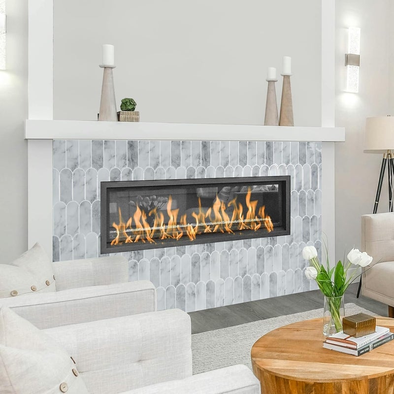 Art3d 12 x 12 Inch Heavy-Duty Peel and Stick Backsplash, Self-adhesive Wall Tiles for Kitchen Bathroom Decor, 10-Pack Gray Marble - Image 3