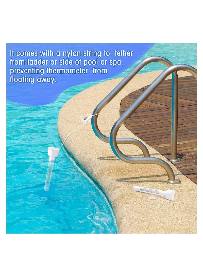 KASTWAVE Floating Pool Thermometer 4 Pcs for Indoor or Outdoor Swimming Pool Spa Pond Hot Tub - Image 5
