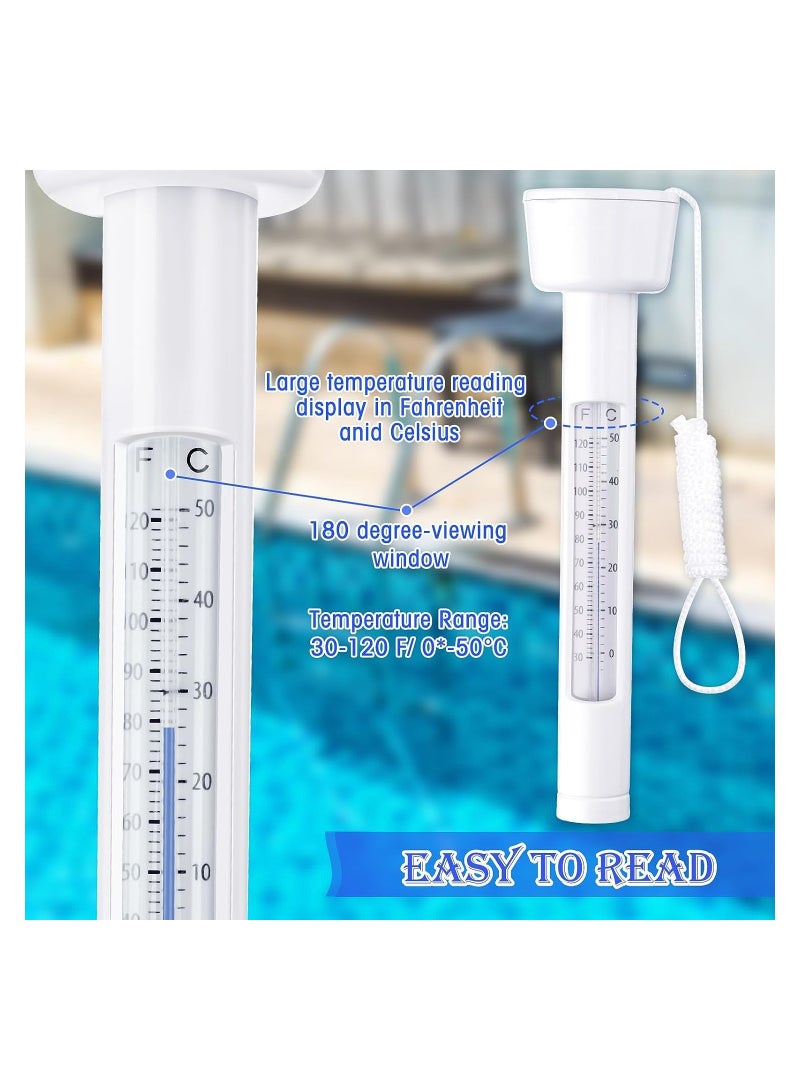 KASTWAVE Floating Pool Thermometer 4 Pcs for Indoor or Outdoor Swimming Pool Spa Pond Hot Tub - Image 3