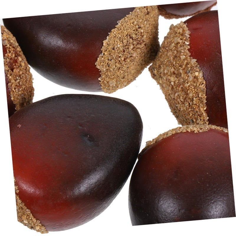 30Pcs Realistic Foam Chestnut Artificial Nuts Decor For Home Kitchen - Image 5