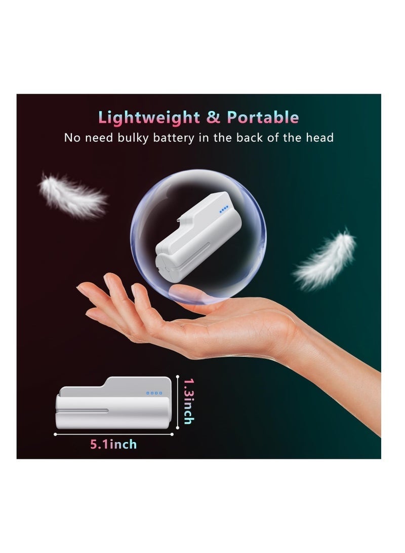 Bukela Battery Pack for Meta Quest 3 and Oculus 2, Fast 18W 5000mAh Head Strap Battery Charger, Quest 3S/3/2 Accessories -Lightweight & Portable Rechargeble Extended Battery, Extend VR Playtime - Image 4