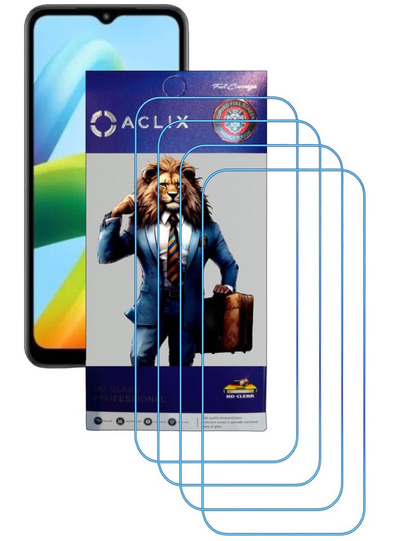 ACLIX 4 Pieces Antistatic ESD Dustproof Premium Quality High Definition Clear Tempered Glass Screen Protector Designed For Xiaomi Redmi A1+ - Image 1