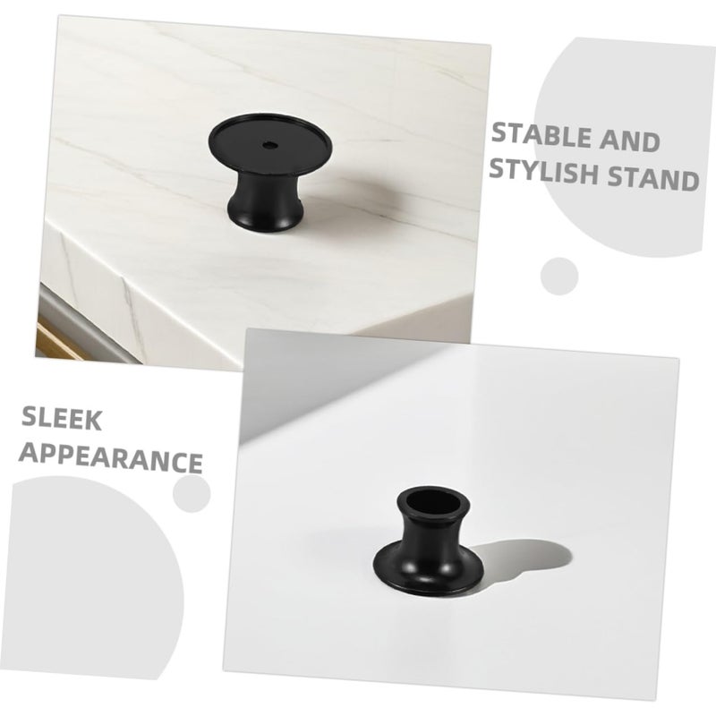 2Pcs Alloy Razor Stand Holder For Men Vintage Manual Safety Razors And Shaving Brush - Image 4