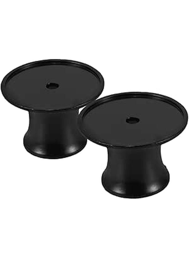 2Pcs Alloy Razor Stand Holder For Men Vintage Manual Safety Razors And Shaving Brush - Image 1