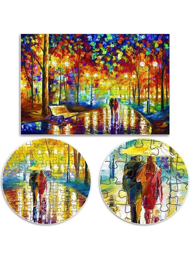 1000-Piece Walking In Rain Paper Jigsaw Puzzle Set - Image 3