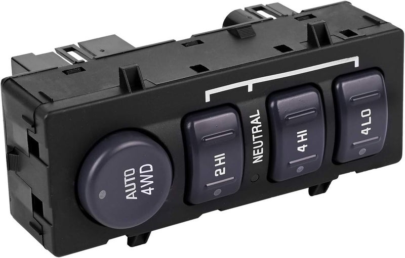 LCWRGS 901-062 4WD 4x4 Switch Replacement for Chevy Silverado 1500, 2500HD Suburban, Avalanche, GMC Sierra 1500, 2500, Yukon- 4 Wheel Drive Switch Transfer Case Selector, OE# 15709327, 19168767 - Image 3