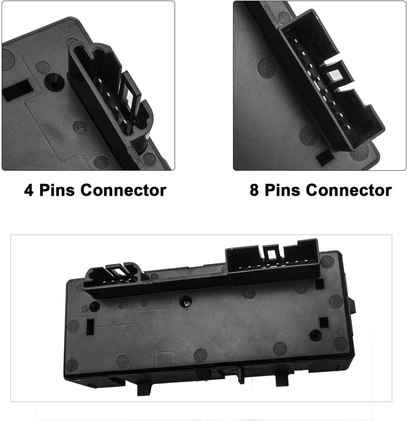 LCWRGS 901-062 4WD 4x4 Switch Replacement for Chevy Silverado 1500, 2500HD Suburban, Avalanche, GMC Sierra 1500, 2500, Yukon- 4 Wheel Drive Switch Transfer Case Selector, OE# 15709327, 19168767 - Image 4