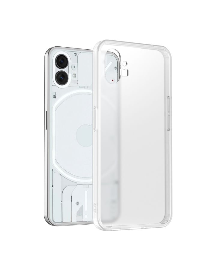 Case Cover For Nothing Phone 1 Four-corner Shockproof TPU + PC Phone Case Translucent