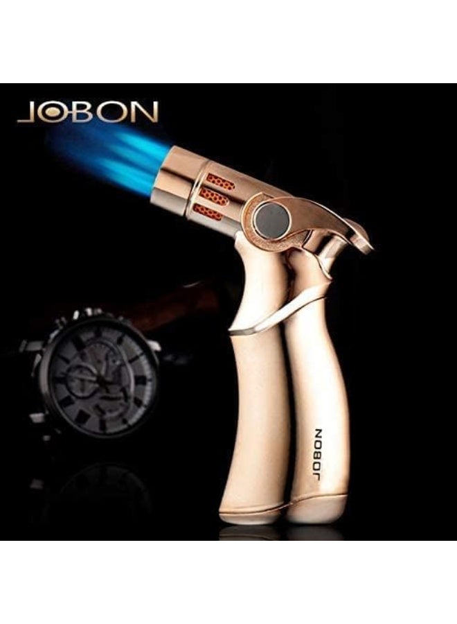 GO2CAMPS Jobon Windproof Torch Lighter 4-Jet Flame Adjustable (Butane Gas Not Included) for Bakhoor , Candle, Cooking, Camping, Baking, BBQ() - Image 2
