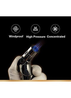 GO2CAMPS Jobon Windproof Torch Lighter 4-Jet Flame Adjustable (Butane Gas Not Included) for Bakhoor , Candle, Cooking, Camping, Baking, BBQ()  - Image 4