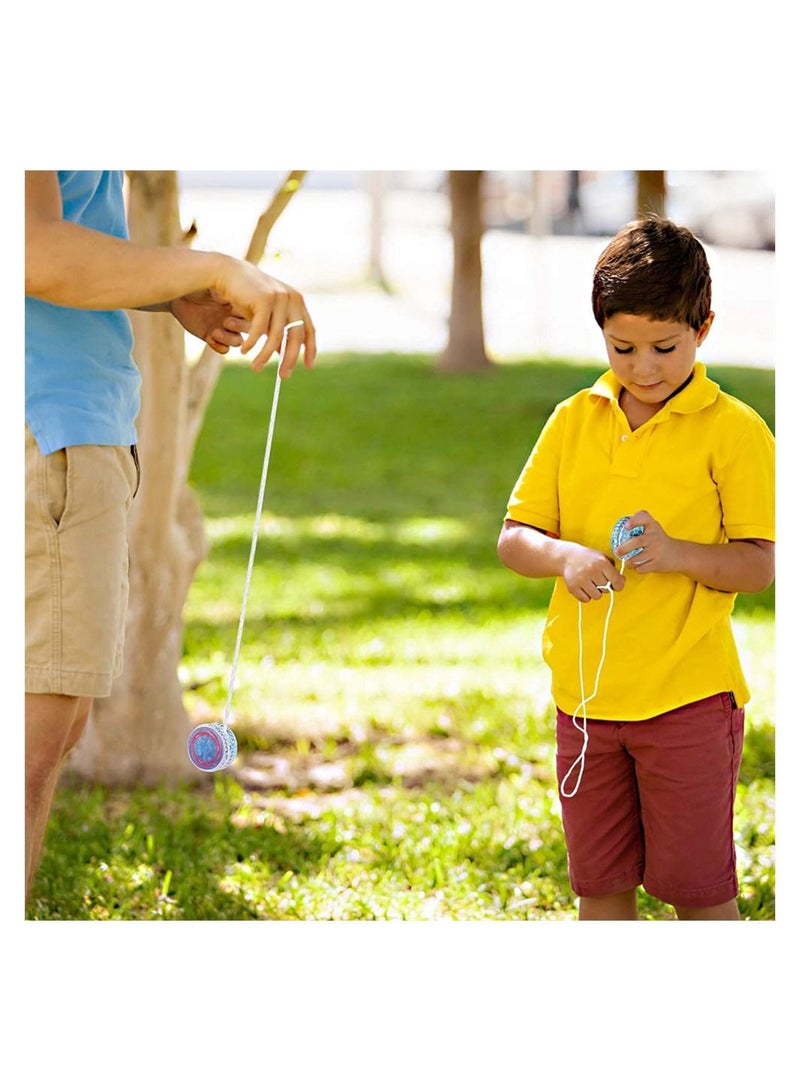 KASTWAVE 6 Pieces LED Light Yo Yo Responsive Ball Bearing Yo Yo Plastic Responsive Yo Yo Entertaining Yo Yo for Beginner Birthday Party Favors Goodie Bag Fillers Classroom Rewards, Random Colors - Image 5